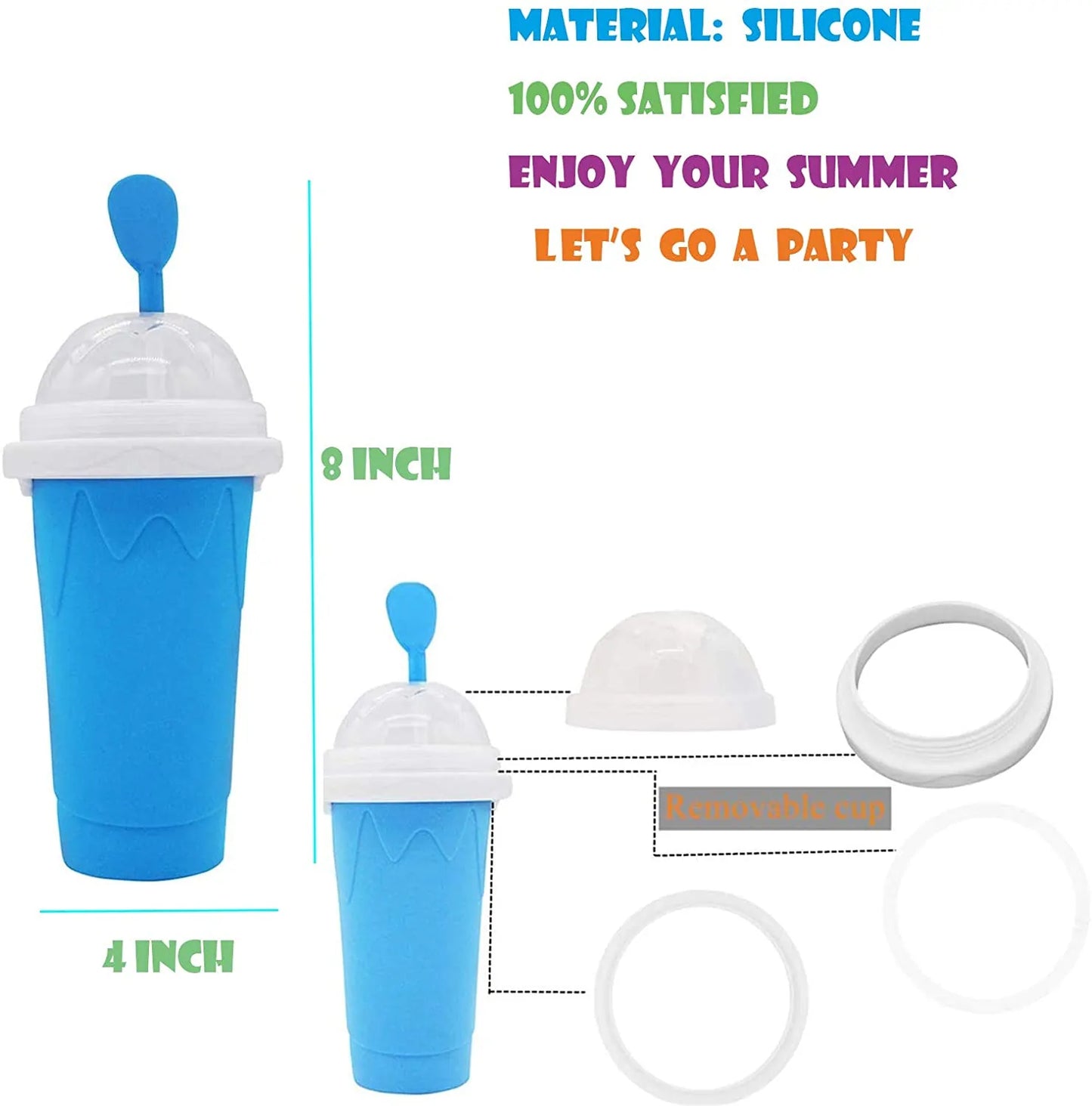 Quick-frozen Smoothies Durable Slush Ice Cream Maker